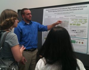 Jay presenting his poster at Plant Biology 2012 (Austin)