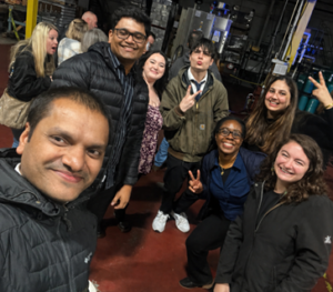 Social Networking events at the ASPB NE conferences, where PostDocs and Undergraduate students talk about the future in science and relax. Left: Saroj Kumar Sah, PhD; Linkan Dash, PhD; Rebecca Getman; Noah Vance; Sonal Sachdev, PhD; Janeen Braynen, PhD and Lydia Tressel, PhD.